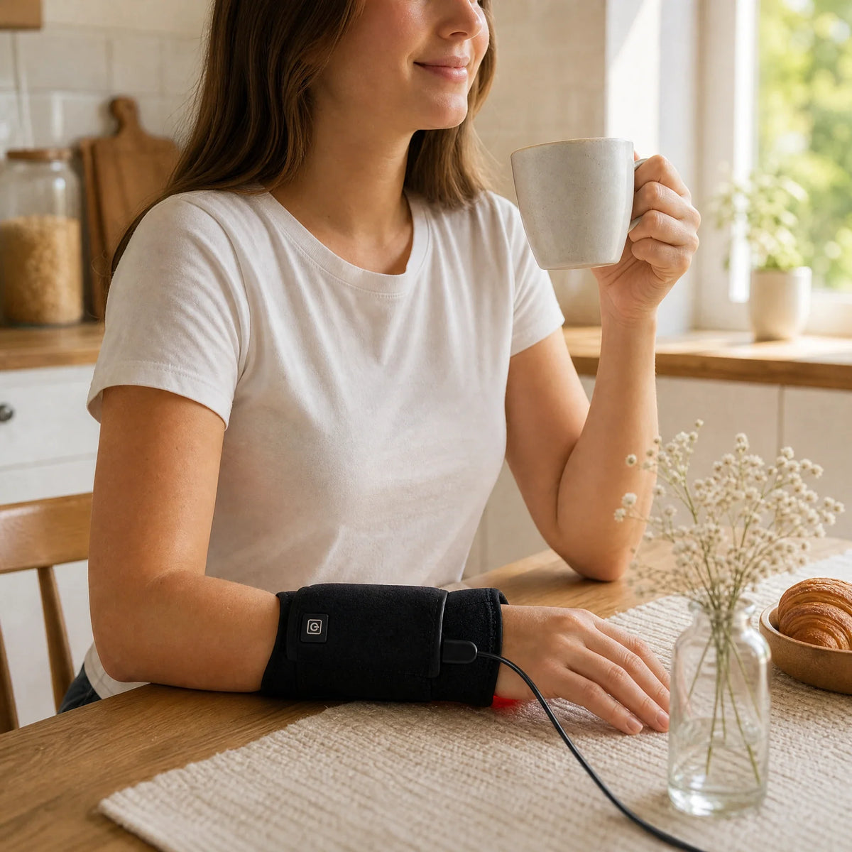 Avelevo Rotlicht- & Infrarot-Handgelenkbandage