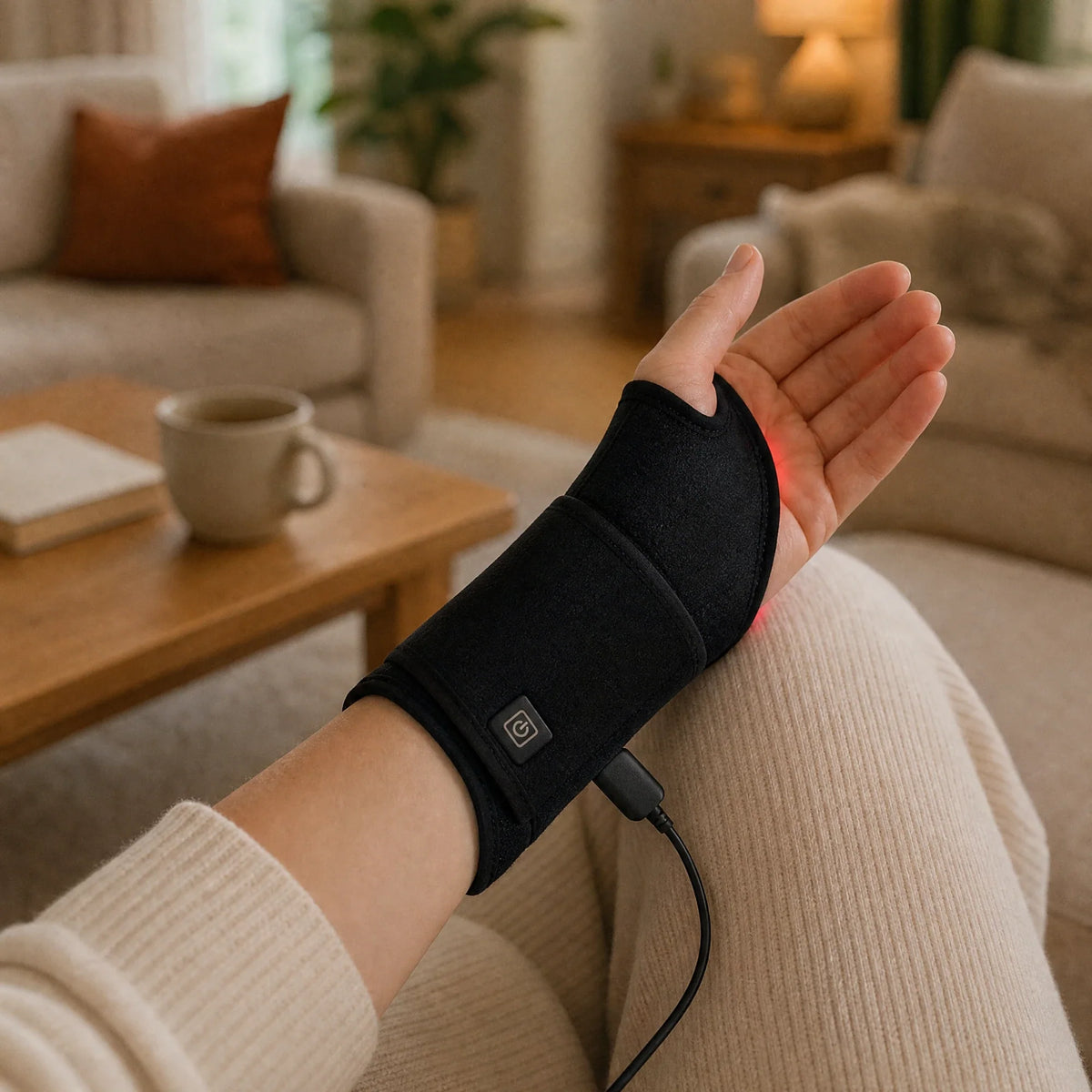 Avelevo Rotlicht- & Infrarot-Handgelenkbandage